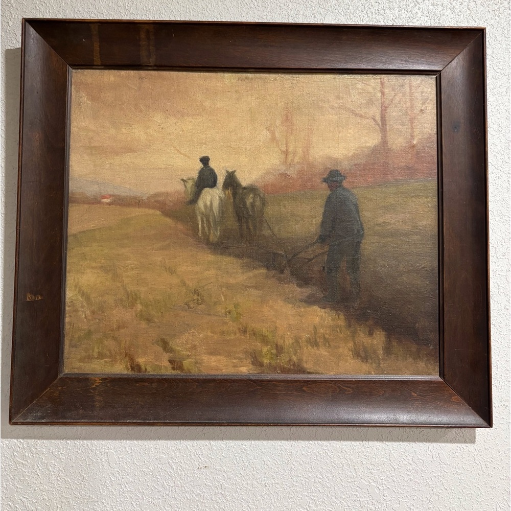 100 yr Old Oil Painting By British Landscape Artist  Arthur Winter-Shaw